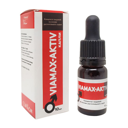 Viamax Aktiv капли для мужского здоровья, 10 мл.