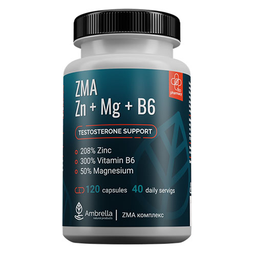 ZN + B6 "Комплекс для увеличения мужских гормонов", 120 шт