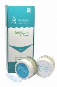 Мягкий пилинг для лица 20 мл + крем-коллаген для лица 20 мл "Bionative Collagen"