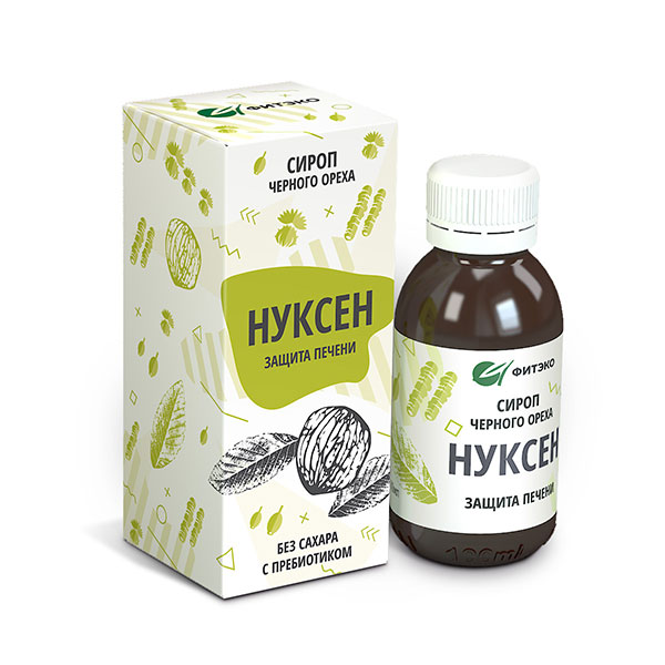 Сироп Нуксен "Защита печени", 125 мл.