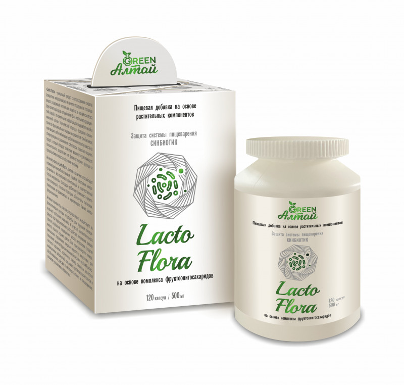 Lacto Flora "Защита пищеварения". Синбиотик, 120 капс