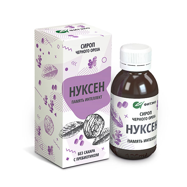Сироп Нуксен "Память Интеллект", 125 мл.