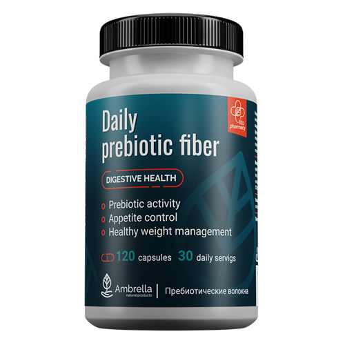 Daily prebiotic fiber "Пребиоические волокна", 120 капсул 