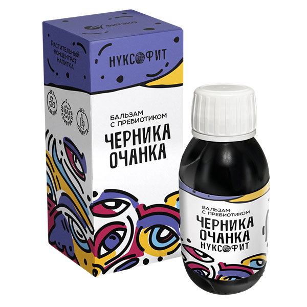 Бальзам Нуксофит "Черника Очанка", 100 мл.