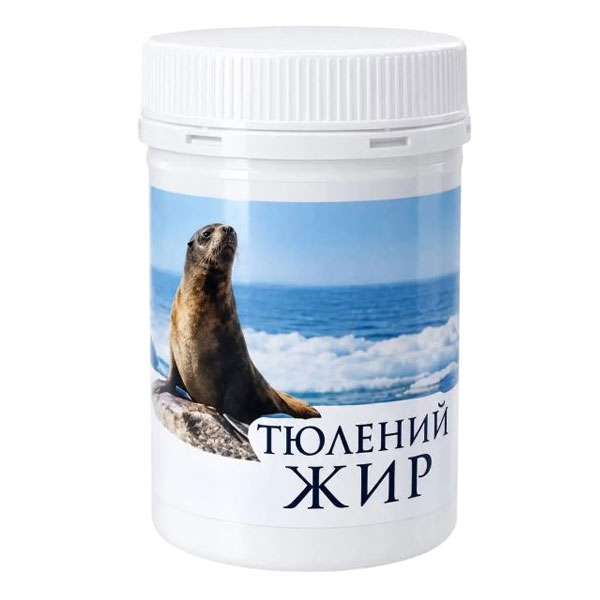Жир тюлений пищевой топленый, 200 мл.